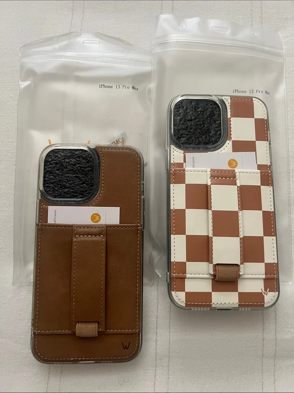 Walli Cases “Camel & Chestnut Checks” Our Faux Farmhouse New iPhone 13 Pro Max